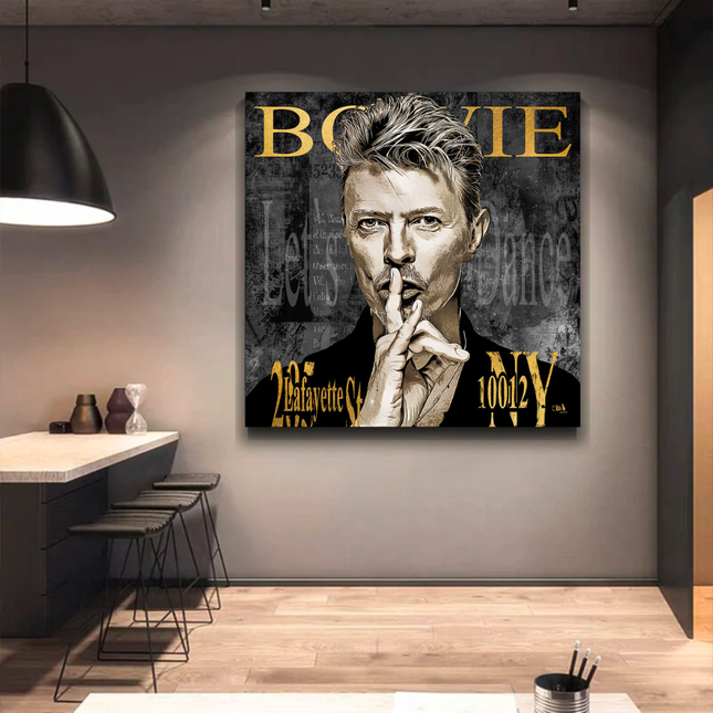 ChandelierDecor - David Bowie Singer Canvas Wall Art
