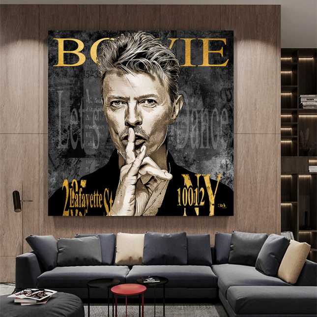 ChandelierDecor - David Bowie Singer Canvas Wall Art