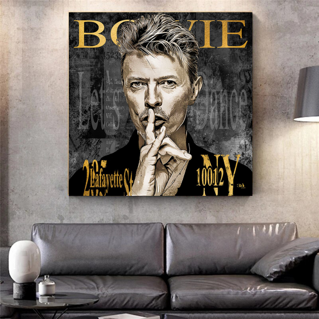 ChandelierDecor - David Bowie Singer Canvas Wall Art