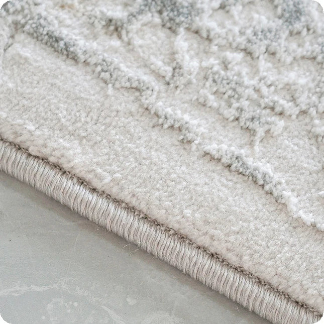 ChandelierDecor - Abstract Gray High Pile Tufted Rug