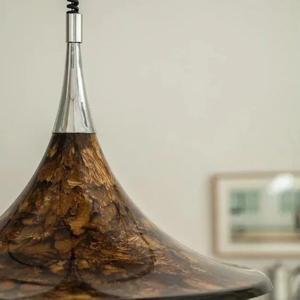 ChandelierDecor - Modern Horn-Shaped LED Pendant Light – Sleek Iron Finish