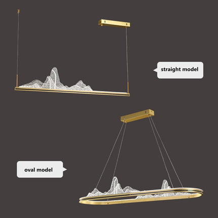 ChandelierDecor - Designer Acrylic Hill Chandelier for Stunning Lighting