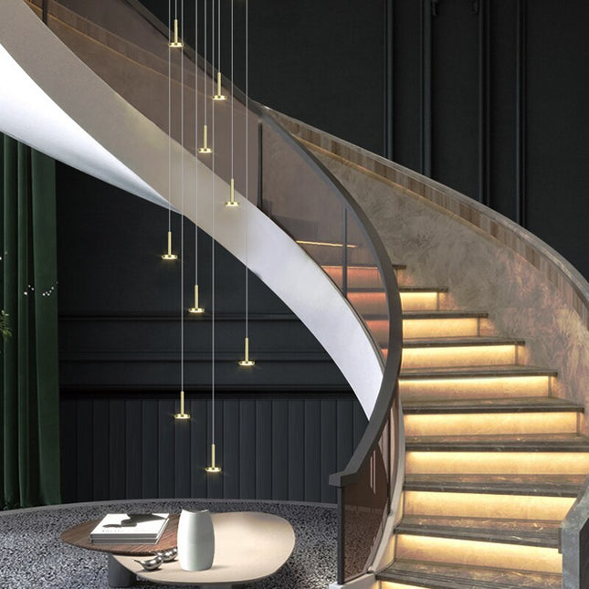 ChandelierDecor - Designer Arc Luxury Staircase Chandelier