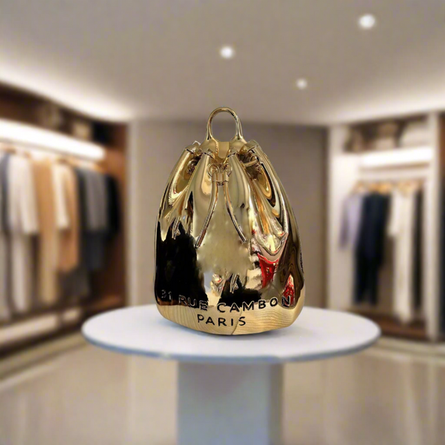 ChandelierDecor - Designer Bag Electroplated Resin Glass Sculpture