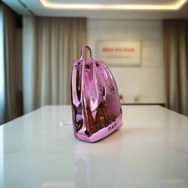ChandelierDecor - Designer Bag Electroplated Resin Glass Sculpture