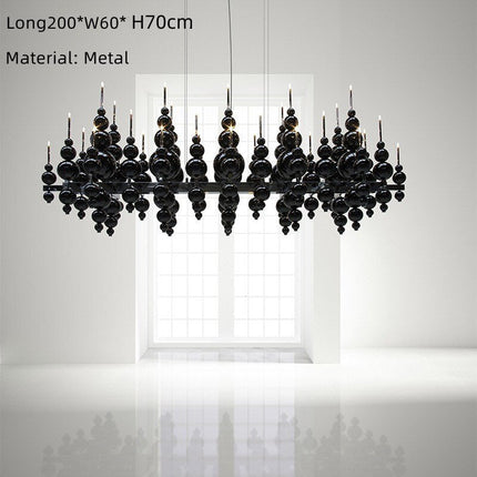 ChandelierDecor - Designer Glass Balls Chandelier: Elegant Lighting Fixture
