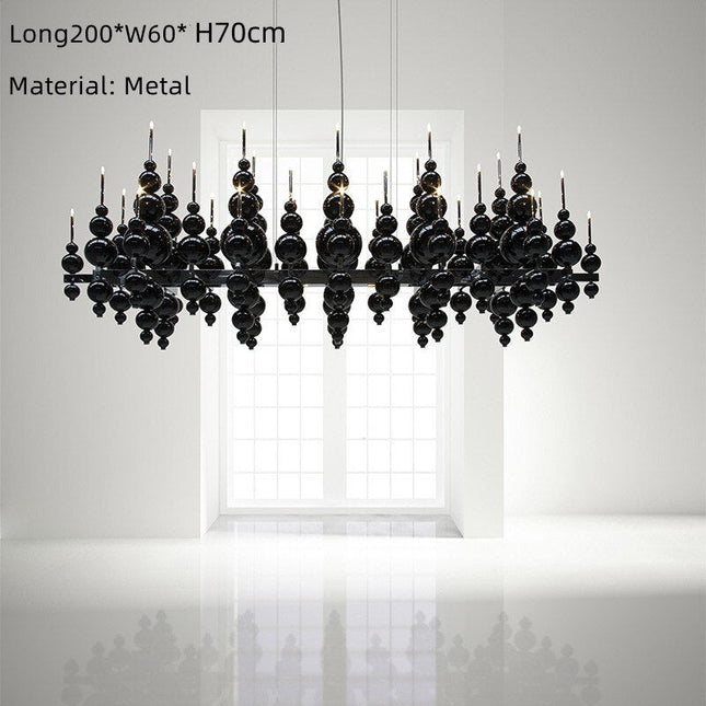 ChandelierDecor - Designer Glass Balls Chandelier: Elegant Lighting Fixture