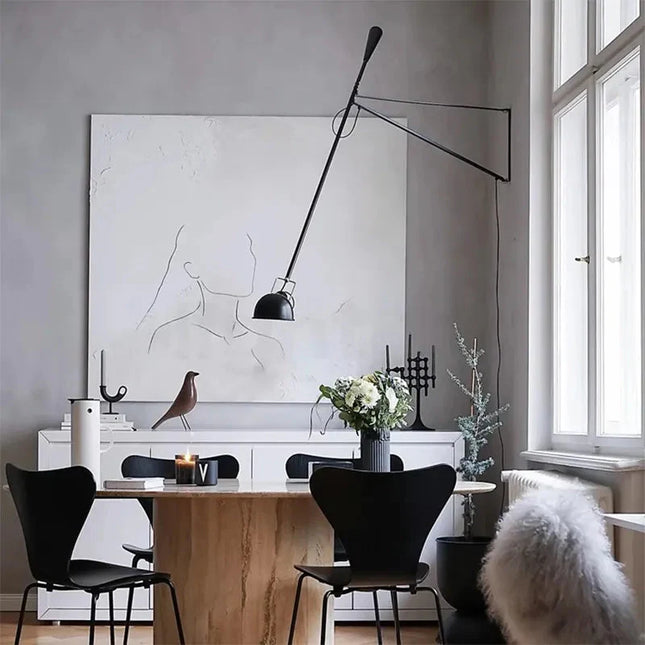 ChandelierDecor - Designer Long Arm Adjustable Long Pole Wall Light