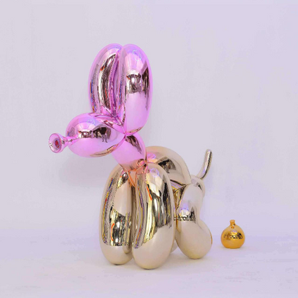 ChandelierDecor - Dog Electroplated Sculpture Statue