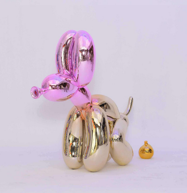 ChandelierDecor - Dog Electroplated Sculpture Statue
