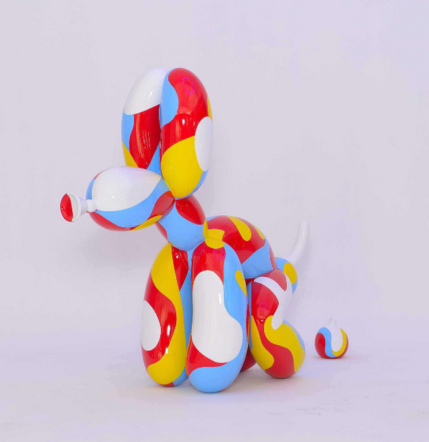 ChandelierDecor - Dog Electroplated Sculpture Statue