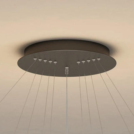 ChandelierDecor - Rings LED Staircase Chandelier: Unparalleled Elegance