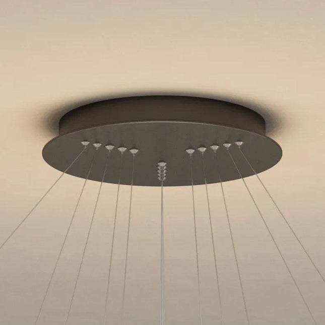 ChandelierDecor - Rings LED Staircase Chandelier: Unparalleled Elegance