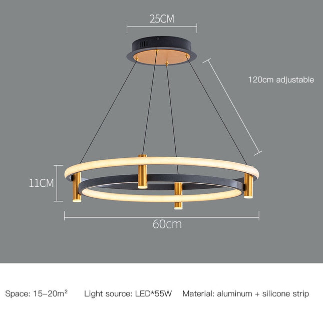 ChandelierDecor - Dual Ring LED Chandelier
