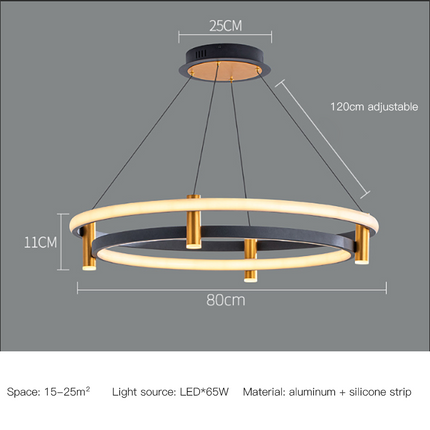ChandelierDecor - Dual Ring LED Chandelier