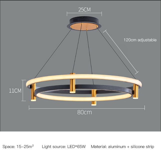 ChandelierDecor - Dual Ring LED Chandelier