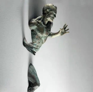 ChandelierDecor - Electroplated Model Man Art Sculpture Wall Decor