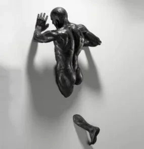 ChandelierDecor - Electroplated Model Man Art Sculpture Wall Decor