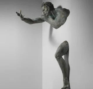 ChandelierDecor - Electroplated Model Man Art Sculpture Wall Decor