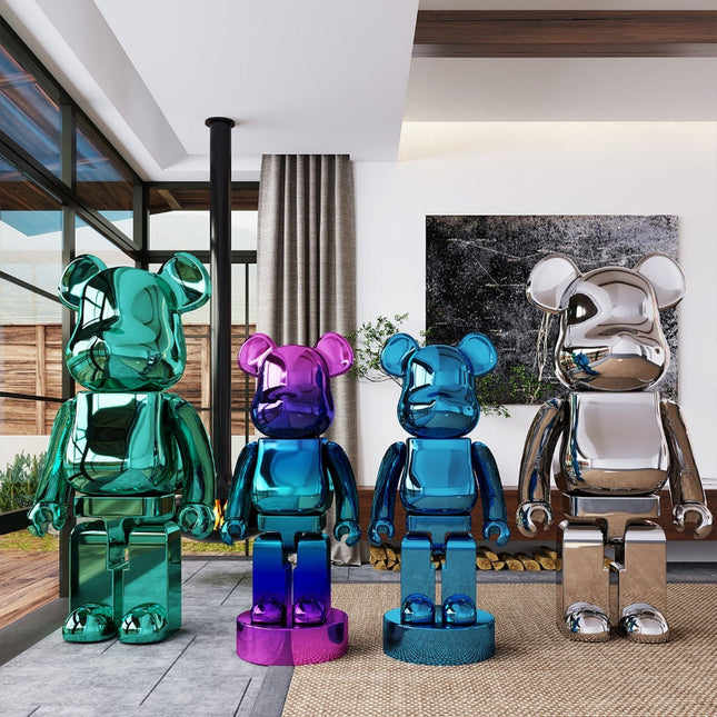 ChandelierDecor - Electroplating Multicolour Bearbrick Statue Large