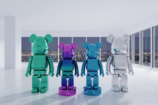 ChandelierDecor - Electroplating Multicolour Bearbrick Statue Large
