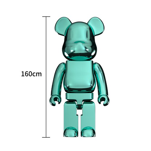 ChandelierDecor - Electroplating Multicolour Bearbrick Statue Large