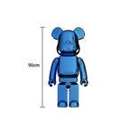 Bleu / 90cm sans socle