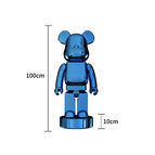 Bleu / 100cm avec socle