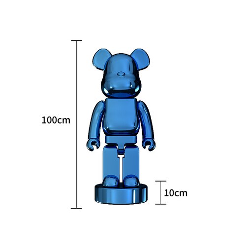 ChandelierDecor - Electroplating Multicolour Bearbrick Statue Large