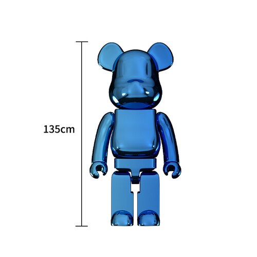 ChandelierDecor - Electroplating Multicolour Bearbrick Statue Large