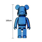 Bleu / 160cm sans socle
