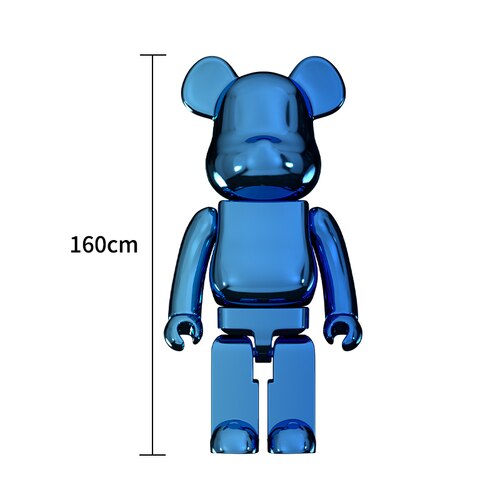ChandelierDecor - Electroplating Multicolour Bearbrick Statue Large