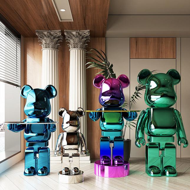 ChandelierDecor - Electroplating Multicolour Bearbrick Statue Large