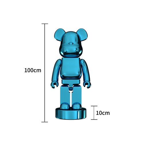 ChandelierDecor - Electroplating Multicolour Bearbrick Statue Large