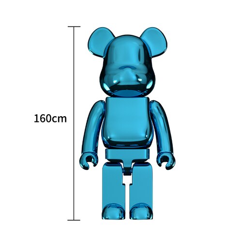 ChandelierDecor - Electroplating Multicolour Bearbrick Statue Large