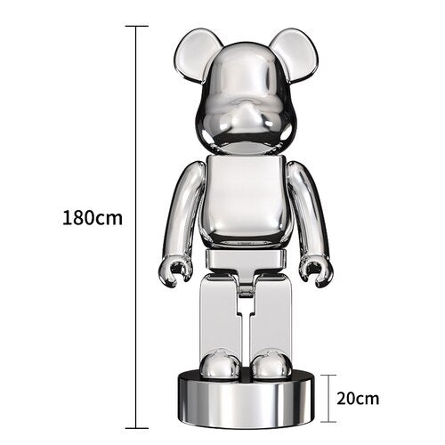 ChandelierDecor - Electroplating Multicolour Bearbrick Statue Large
