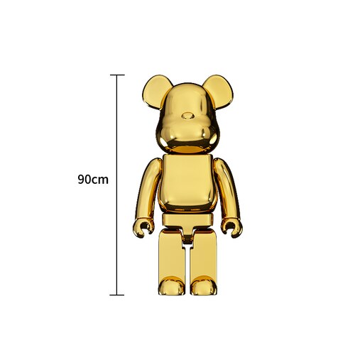 ChandelierDecor - Electroplating Multicolour Bearbrick Statue Large