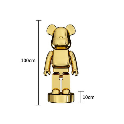 ChandelierDecor - Electroplating Multicolour Bearbrick Statue Large