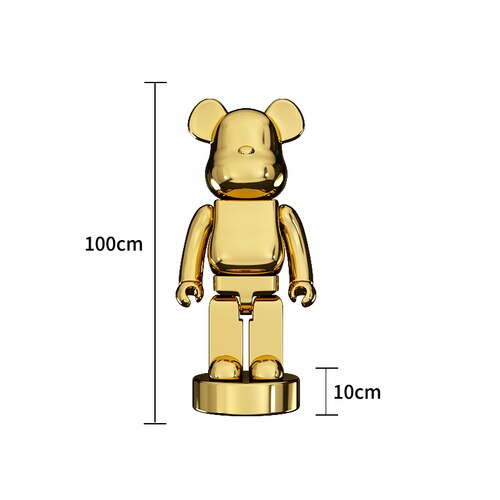 ChandelierDecor - Electroplating Multicolour Bearbrick Statue Large
