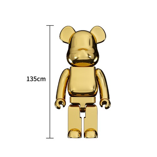 ChandelierDecor - Electroplating Multicolour Bearbrick Statue Large