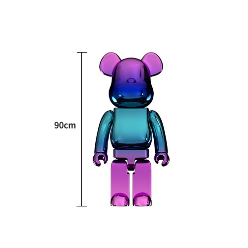 ChandelierDecor - Electroplating Multicolour Bearbrick Statue Large
