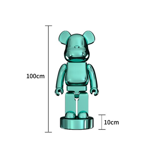 ChandelierDecor - Electroplating Multicolour Bearbrick Statue Large