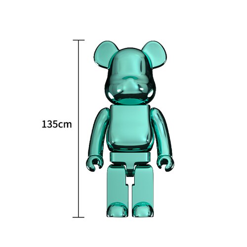 ChandelierDecor - Electroplating Multicolour Bearbrick Statue Large