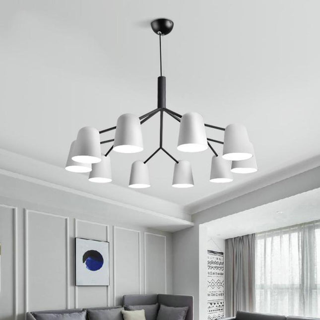 ChandelierDecor - Everly White Chandelier - Illuminate Your Space
