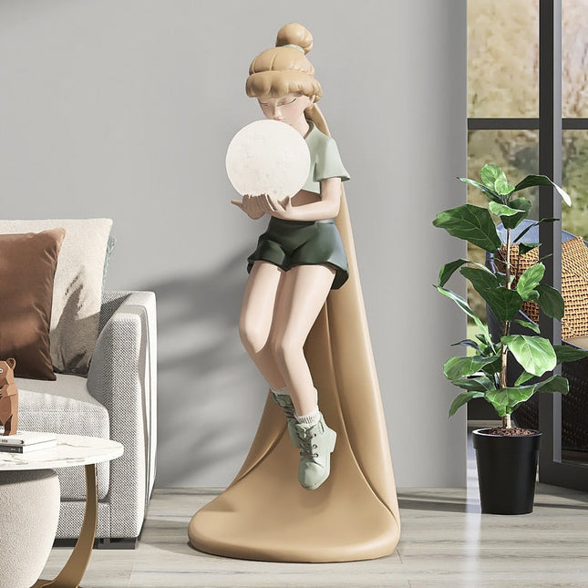 ChandelierDecor - Fashion Girl Figure Statue Sculpture Ornament