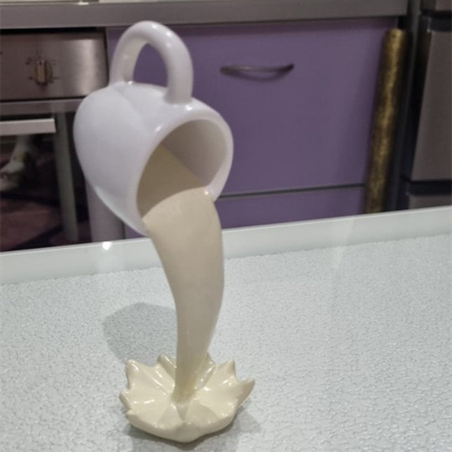 ChandelierDecor - Floating Coffee Cup Art Sculpture Ornament