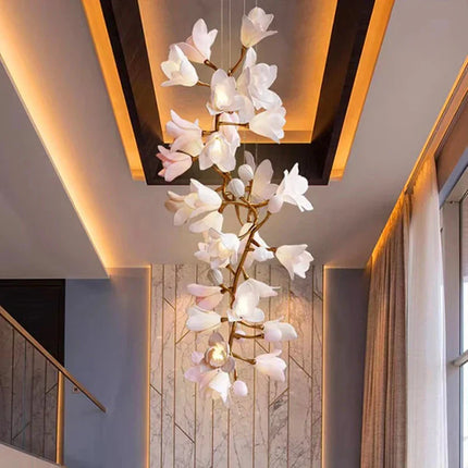 ChandelierDecor - Floral Bunch Staircase Chandelier Lighting