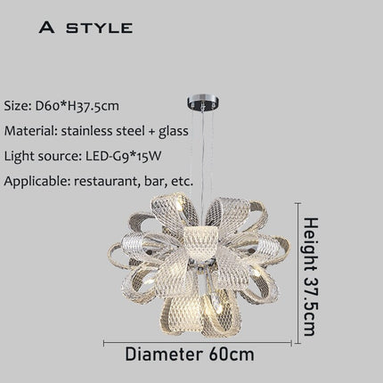 ChandelierDecor - Flower Crystal LED Lighting - Crystal Chandelier