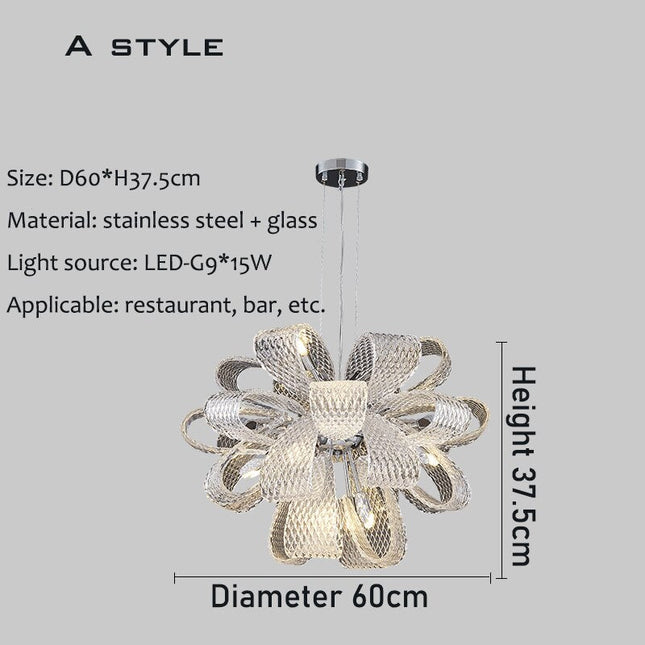 ChandelierDecor - Flower Crystal LED Lighting - Crystal Chandelier