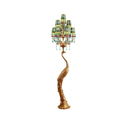ChandelierDecor - French Rococo Peacock Floor Lamp - Elegant Lighting